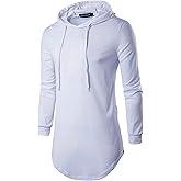 Keybur Mens Hipster Hip Hop Long Sleeve Zipper Fashion Hoodies Sweatshirt