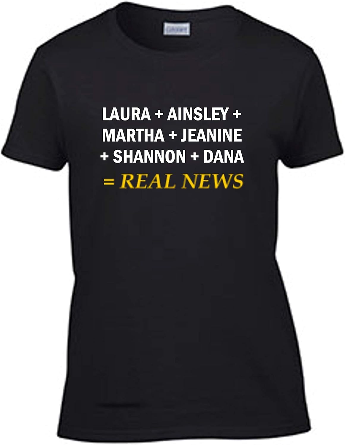 Wally's Custom Apparel Real News Television Anchors T Shirt Sizes Small - 2XL