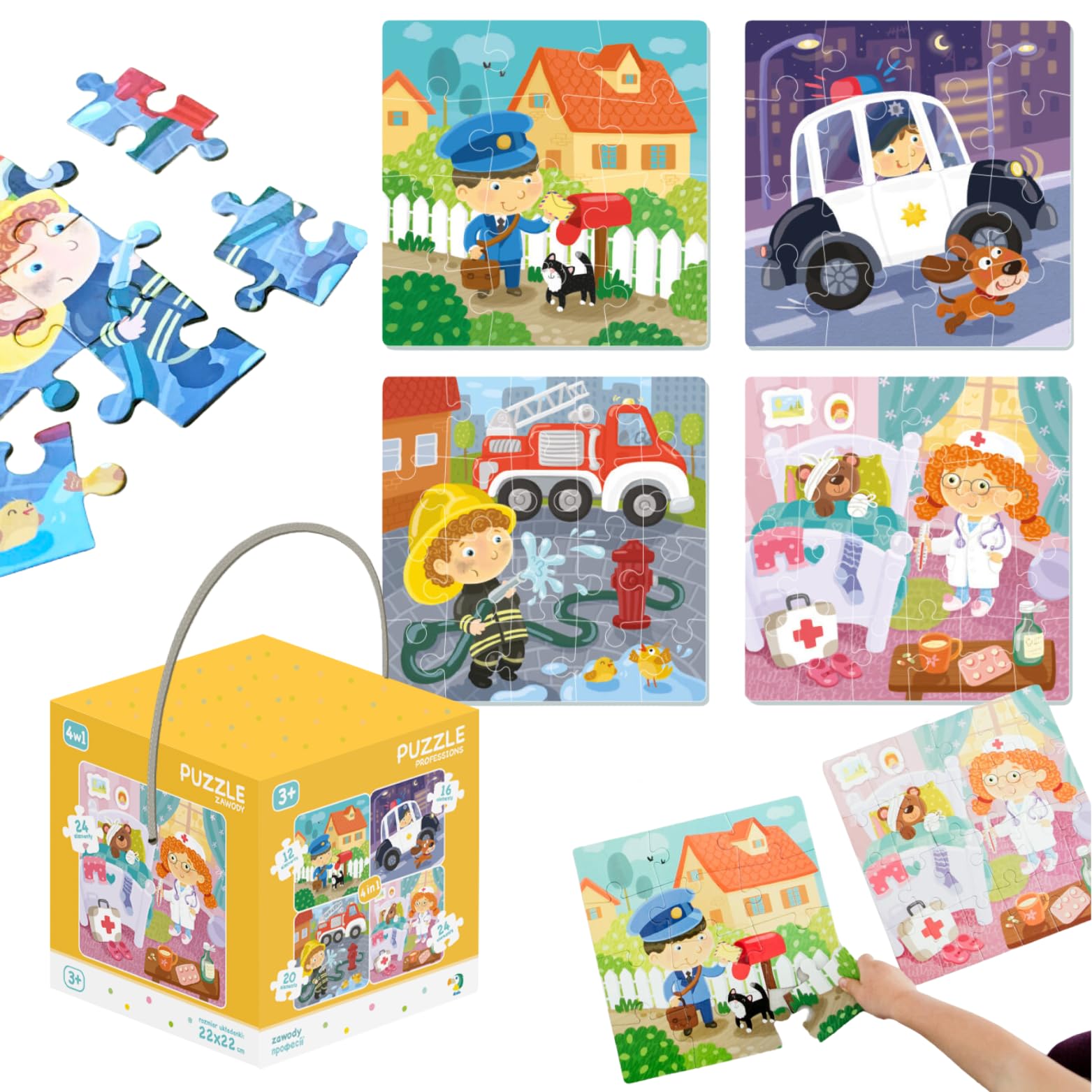 Wise Elk D300131 Educational Puzzle, Various