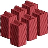 Avalon Towels Cotton Shop Rags – (Pack of 150) Size 12x14 Inches Cleaning Rags – Absorbent Shop Towels and Multipurpose Cleaning Towels for Automobiles, Industries, Garage and Homes (Red)