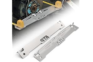 ruiru bro 2 Pcs Wheel Toe Alignment Tool Plate,Provides Accurate Wheel Alignment Measurements,Durable Toe Alignment Tool,Toe Plates Wheel Alignment Tool for Car Truck SUV Vehicle (Silver)