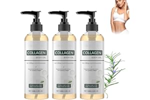 Collagen Lifting Body Oil, Moisturizing Body Oil, Hydrating Collagen Oil with Vitamin E & Rosemary, Firming & Tightening Oil 