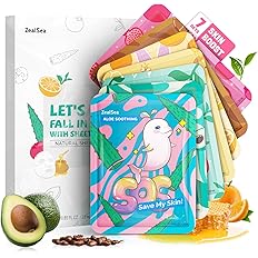 ZealSea Face Masks Skincare, Facial Masks for Women Skin Care, Sheet Masks Beauty with Natural Ingredients, Birthday Party Sp