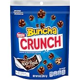 Buncha CRUNCH Milk Chocolate Candy with Crisped Rice, 8 Bags, 8 Oz Each | Resealable bags of chocolates with crisped rice, a sweet treat for movies or sharing at home