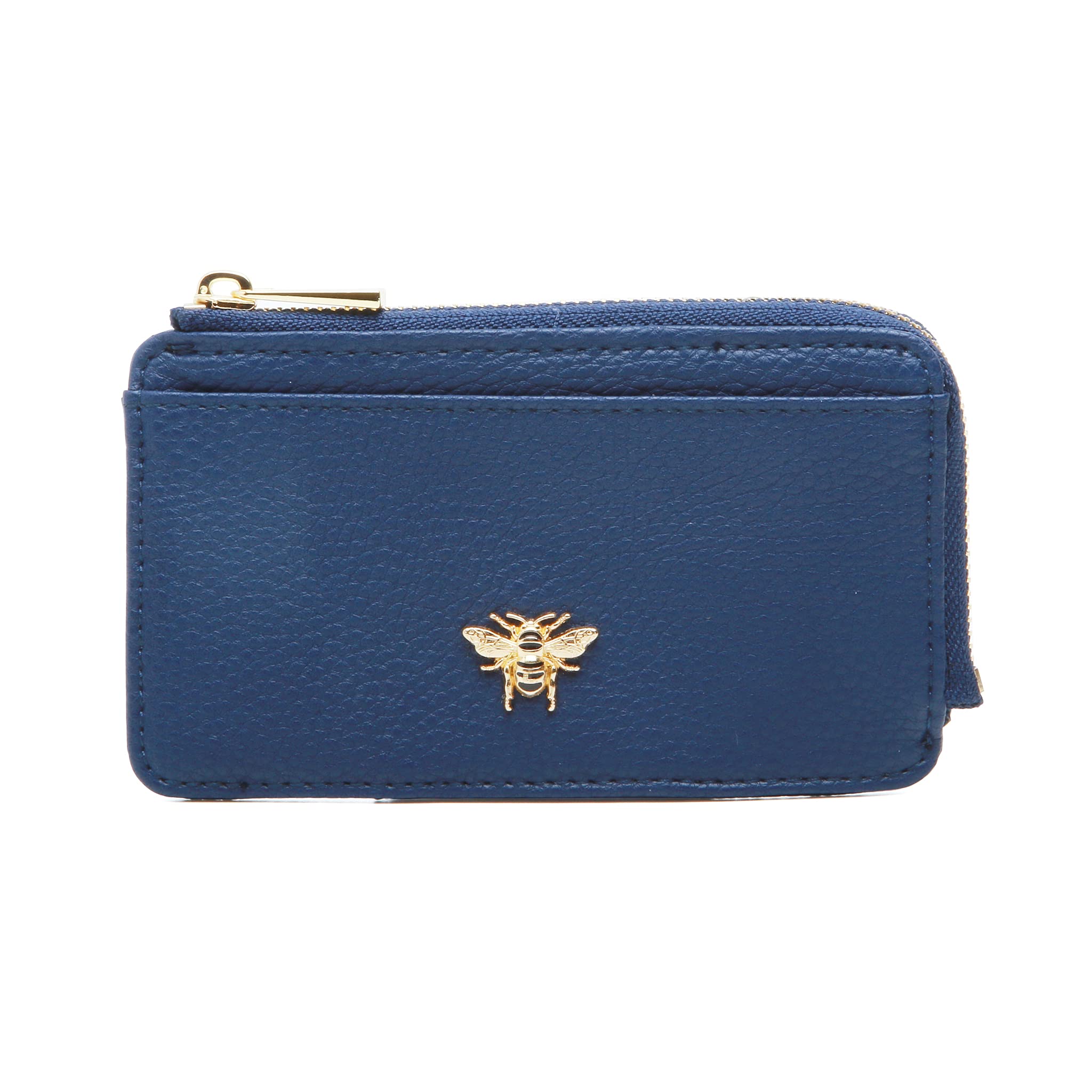 Alice Wheeler Bumble Bee Coin and Card Purse (Navy Blue)