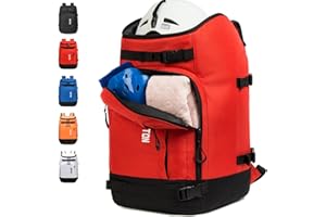 MARITTON Ski Boot Bag - Boot Travel Backpack for Snowboard & Ski Boots, Helmet, Goggles, Gloves, Accessories