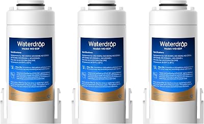 Waterdrop WD-EDF Replacement Filters for WD-ED01 WD-ED02 WD-ED04 Pack of 3