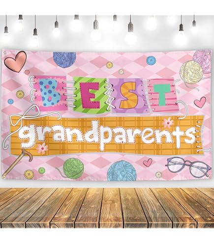 Fotohintergrund „Happy Grandparents Day“ – 1,5 X 0,9 M Vinyl, Retro-Schultafel-Design Mit Herz & Blumen, Für Studio, Party & Deko