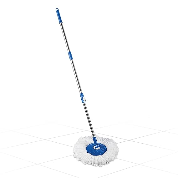 Gala Spin Mop Extendable Handle/Stick Rod with Microfiber Refill