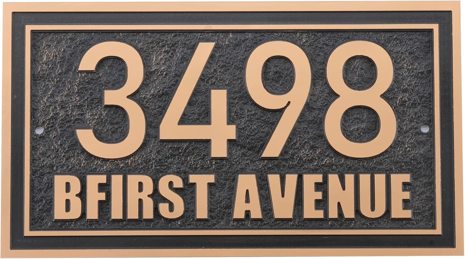 Plaques & Wall Art - Address Plaque Large Option - 11
