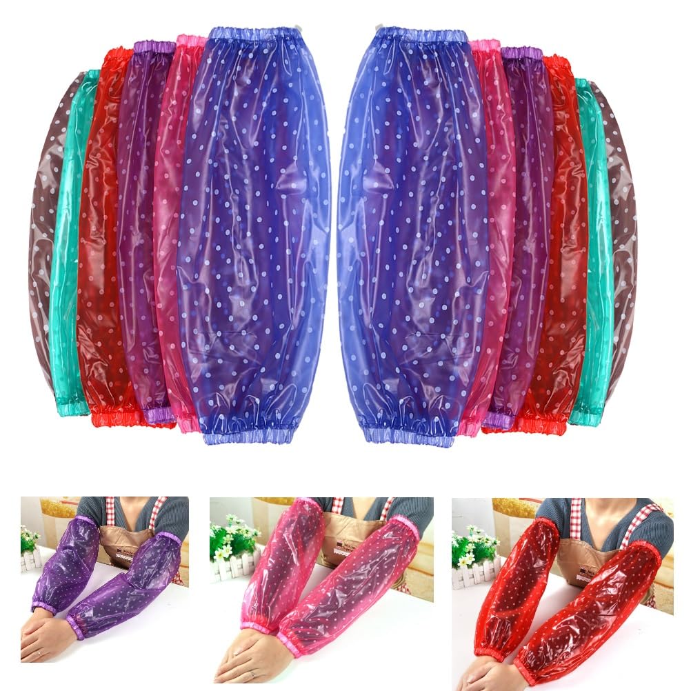 Cabilock 2pcs Pvc Oversleeve Arm Sleeve Cover Oilproof Kitchen Cleaning Tool Women Oversleeve for Arm Cast Cover for Shower