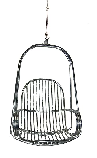 kaushalendra Stainless Steel Garden Zula Hammock Swing Chair with Cushion and Accessory