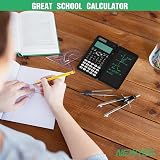 NEWYES 82MS PLUS Scientific Calculator with Writing Tablet 240 Functions Solar view 6