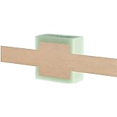 Mr-Label - 1”×8” Printable Kraft Soap Wrap Labels - Belly Band Stickers for Handmade Soap Bars – Laser & Inkjet Compatible, Easy Application, Permanent Adhesive(25 sheets/125 Labels)