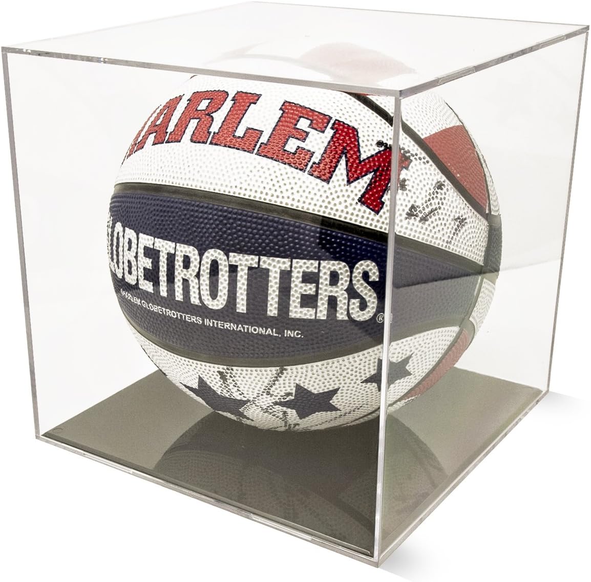BallQube Grandstand Basketball Display with 98% UV Coating : Sports Related Display Cases : Sports & Outdoors