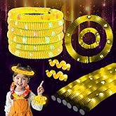 ERGDUTNK Yellow 12PCS Glow Sticks Stocking Stuffers Party Favors-Glow in The Dark Party Supplies for Kids and Adults, Perfect for Festivals, Birthday Parties, Raves, Concerts, and Camping Decorations
