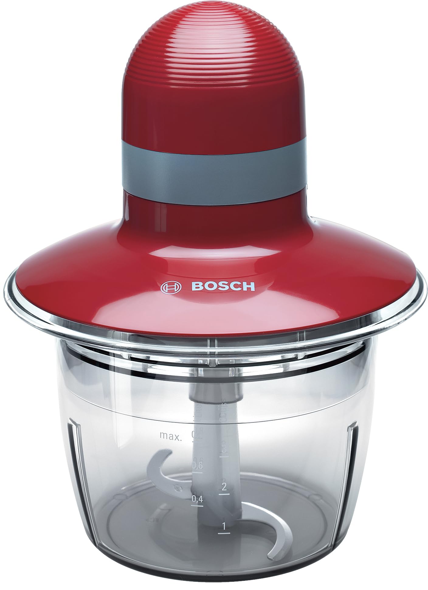 Bosch MMR08R1GB Mini Chopper, 400 W, 0.8 Litre - Red