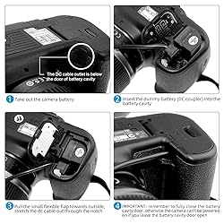 Glorich DR-E6 DC Coupler LP-E6 LP-E6N Dummy Battery