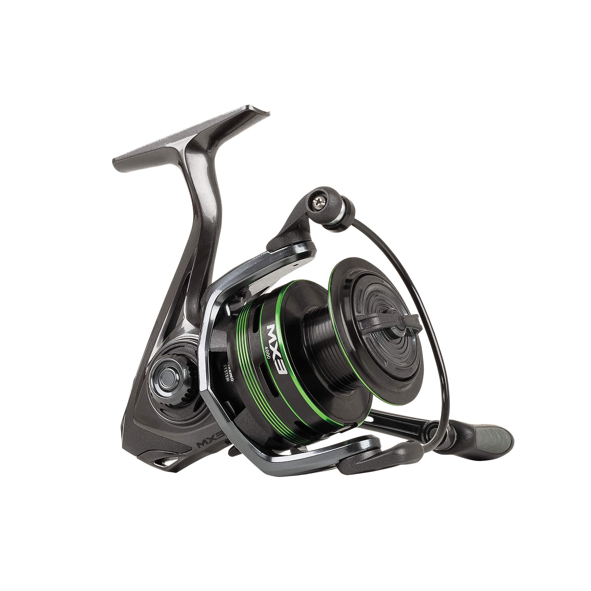 Mitchell MX3 Spinning Reel - Allround Freshwater Fishing Reel for Perch, Trout, Pike, Zander - Unisex, Grey/Green, 3000S FD