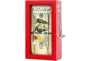 JULEASEL Funny Gift Emergency Box w/Hammer, Break in Case of Emergency Box, Personalized Prank Gag Gift for Birthday Holiday, Funny Desk Decor, White Elephant Gift for Friend Coworker Family