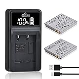 NB-4L Battery and LED Display Charger for Canon