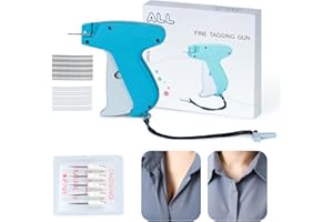 HEARTKEY Stitch Gun, Stitchy Quick Clothing Fixer, Speedy Clothing Fixer, Clothing Stitch Gun 2024 Mini Stitch Gun with 6 Needles,500 Black & 500 White Fasteners