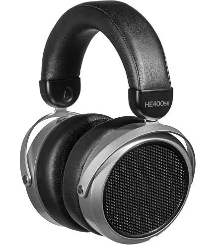 HiFiMAN HE400se 開放型有線ヘッドホン バランスケーブル付き Amazon.com: HIFIMAN HE400SE Stealth Magnets Version Over-Ear Open
