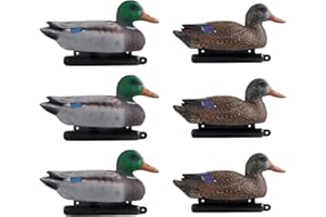 VEVOR Duck Decoys, Realistic Floating Duck Decoys, Weight Forward Swim, Impact-Resistant & Silent XPE Ducks Hunting Decoy Out