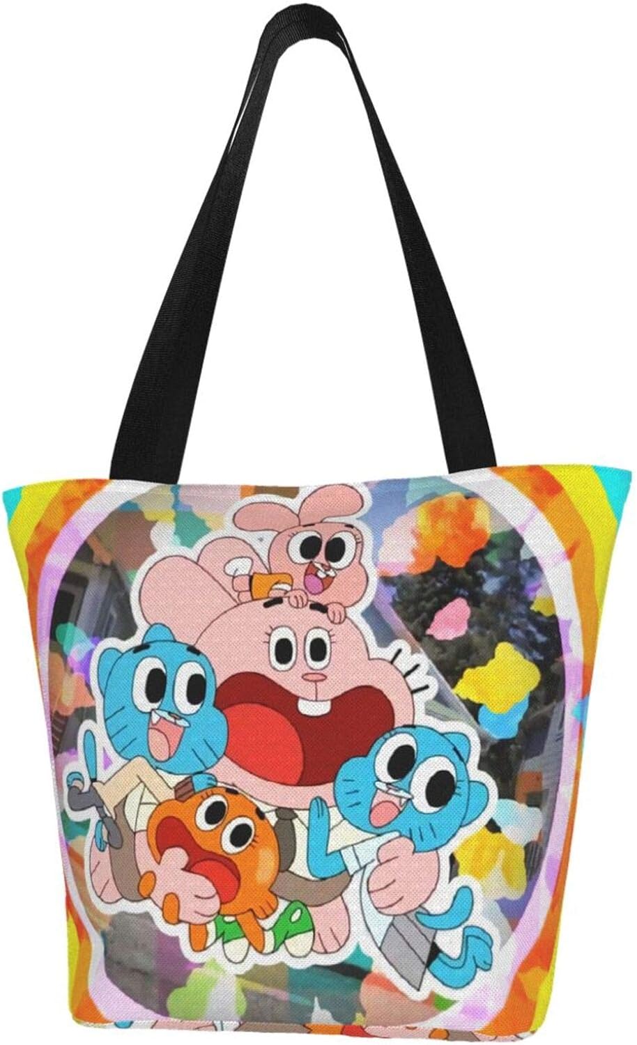 The Amazing World Of Gumball Bag Tote Bag Canvas Shoulder Bag,Reusable