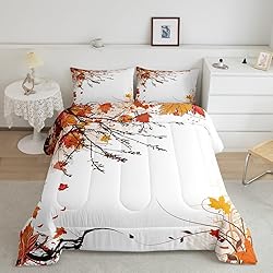 Erosebridal Fall Thanksgiving Bedding Full, Red