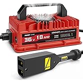 EPOWREY 18 AMP 36 Volt Golf Cart Battery Charger for EZGO TXT with D Style Plug