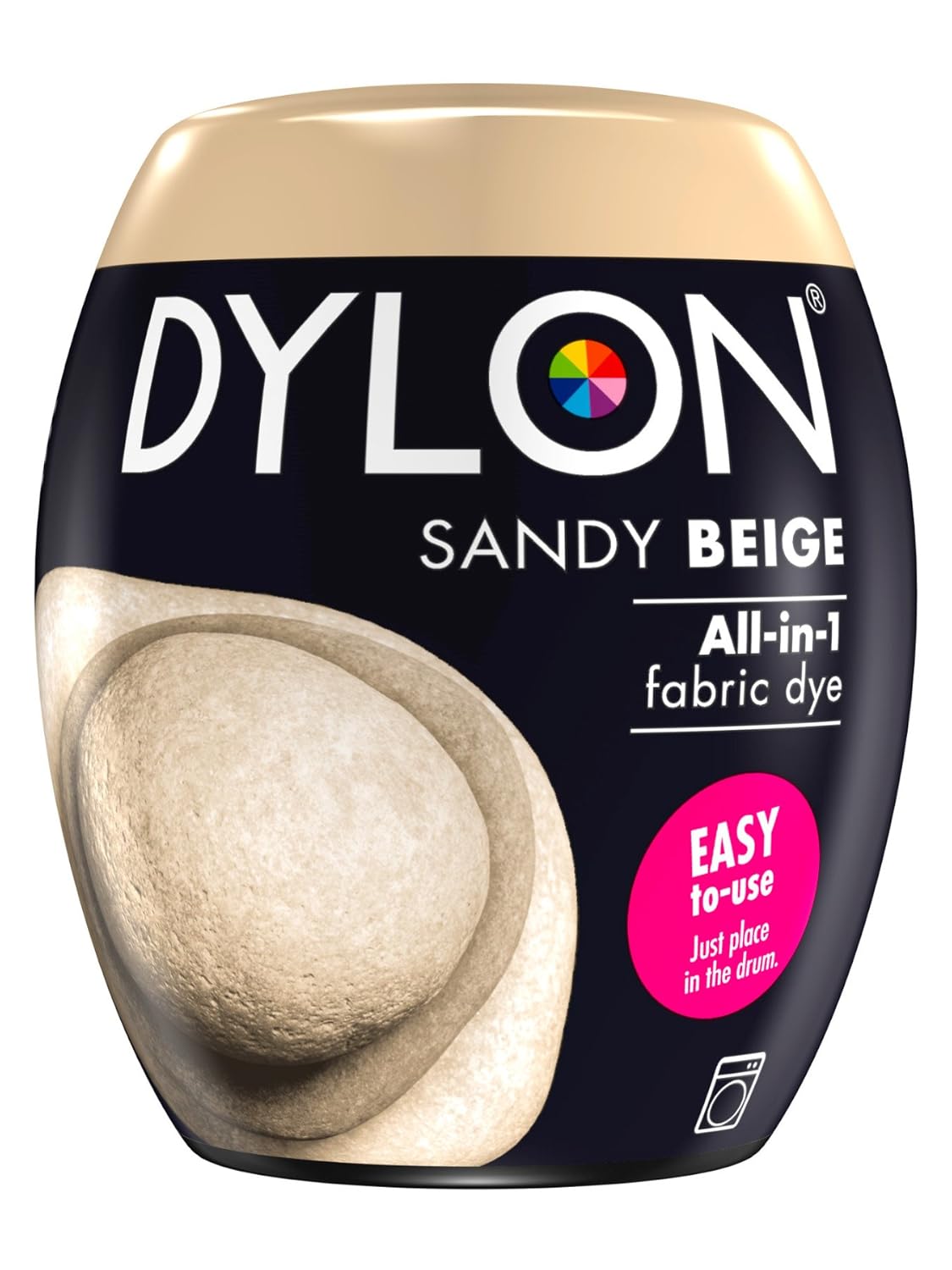 Dylon Machine Dye Pod, Sandy Beige, Easytouse Fabric