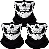 ZKSM 3Pcs Breathable Face Masks Skull Mask Seamless Balaclava Mask Headwear Scarf
