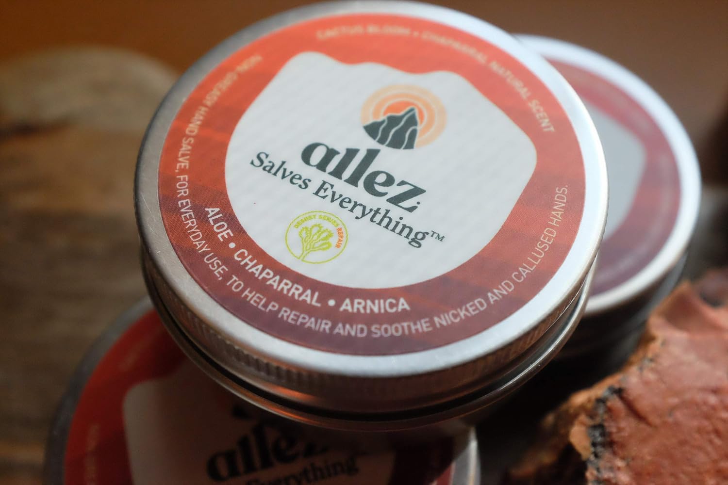 allez outdoor | Salves Everything Hand Salve | Non greasy hand cream to repair and heal nicked and calloused hands | PH Balanced Lotion | Desert Series | Chapparal and Cactus Bloom Scent | 1.5 oz. : Beauty