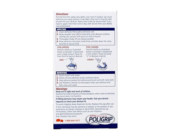 SUPER POLI-GRIP POWDER 12HR HOLD 1.6OZ 3PK