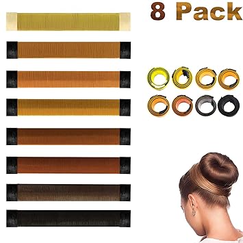 Amazon Com Antallcky Hair Bun Maker 8 Pcs French Twist Hair Fold