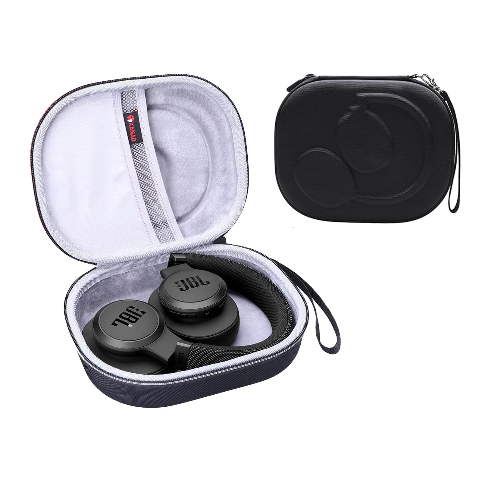 XANAD Hard Case for JBL LIVE 770NC, 660NC, 670NC or JBL Tune 760NC, 730BT, 720BT, 510BT, 520BT, 530BT, 570BT,710BT, 670NC, 770NC, Folding Headphone- Portable Travel Bag (Grey)