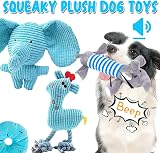 Speedy Panther 6Pcs Dog Toys Small Dogs Puppy Teething Plush Set view 3
