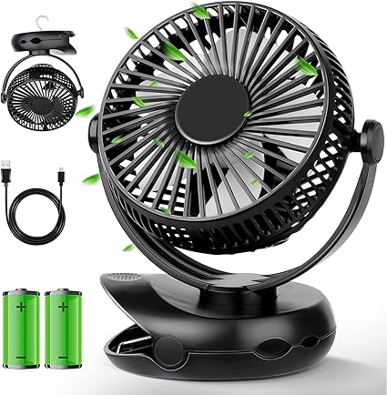 Amazon 扇風機 充電式 Usb 卓上扇風機 クリップ式 mah 40h連続使用 ファン 小型 ミニ扇風機 超静音 強力 大風量 風速4段階調節 上下左右360度角度調整 Led照明機能付き 便利 コンパクト 電池内蔵 コードレス せんぷうき 宅内 アウトドア 釣り オフィス 車内 洗面所