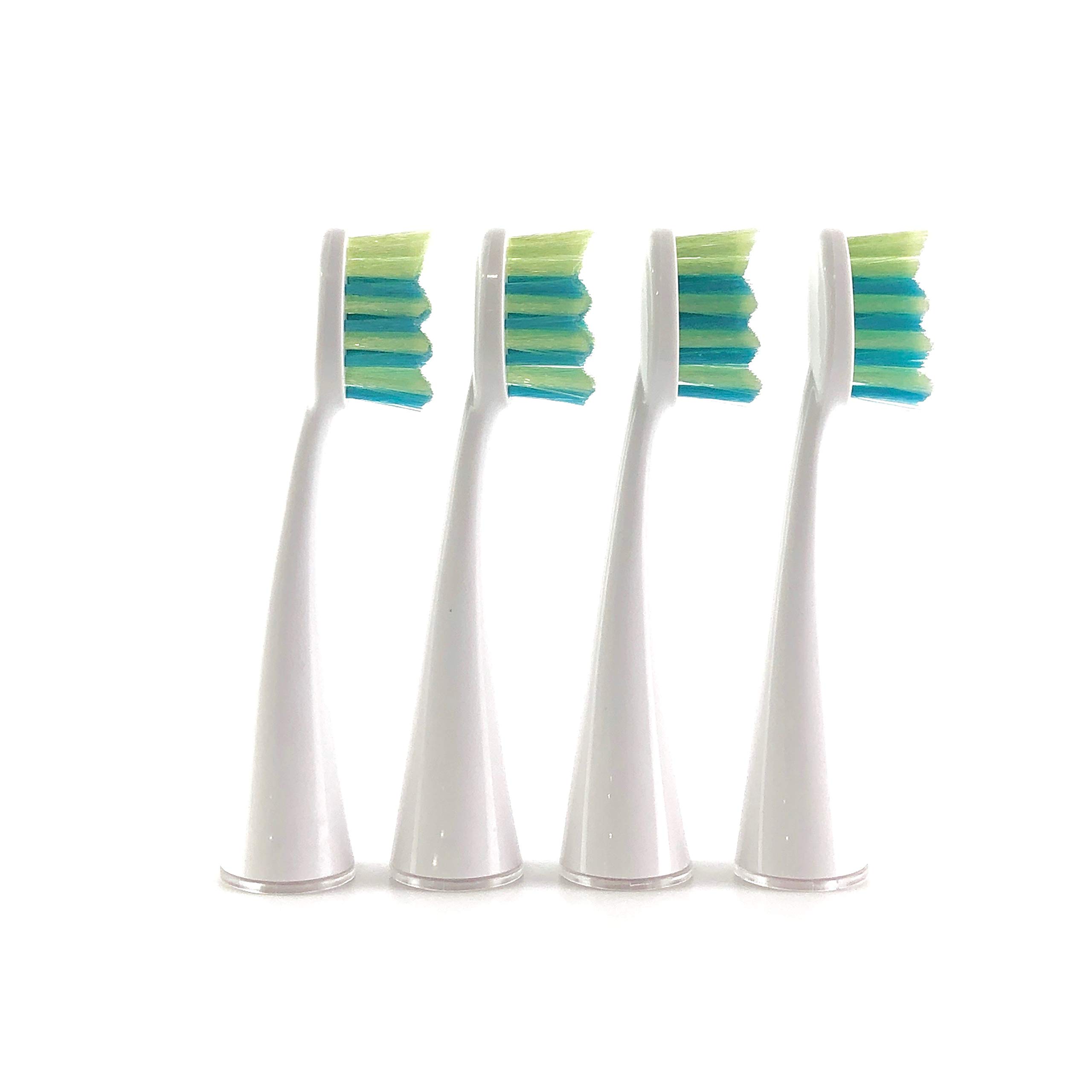 Voom Sonic Pro 7 Replacement Heads Pack of 4 Replacement Brushes