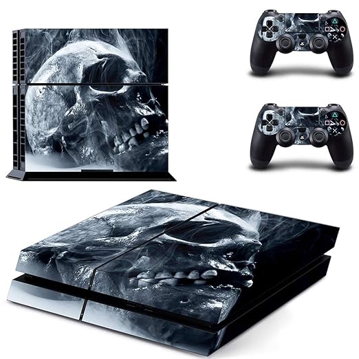 Amazon Adventure Games PS4 ORIGINAL Skull White Frozen Playstation 4 Vinyl Console 