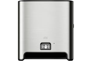 Tork Matic Hand Towel Roll Dispenser with Intuition Sensor, Stainless Steel, Image, H1, One-at-a-Time Dispensing - 461202