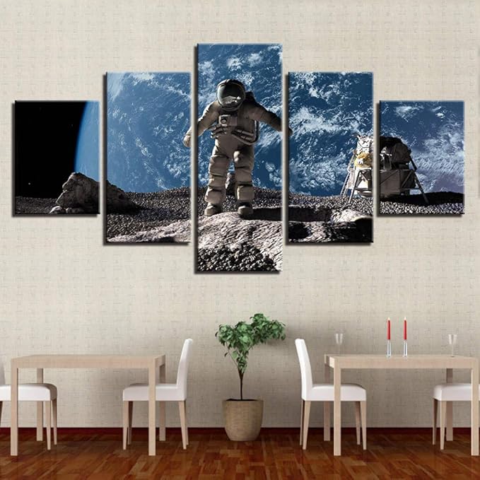 CGHBDOP Leinwand Vlies Wandbild 5 Teilig Leinwandbilder