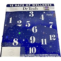 Amazon.com: Dr Teal's Advent Calendar, Bundled with Langs Retail Recipe  Card, Dr Teals 12 Days of Wellness Advent Calendar, Dr Teals Bath Set for  Her, Collection of Aromatherapy Surprises, 12 Piece Bath