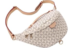 ANCK Fanny Pack Crossbody Bags for Women, Sling Bag for Women Small Belt Chest Bum Bag Checkered fanny packs for women Designer