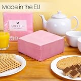 Talking Tables Table Fun Soft Pink Napkins 100 x 33cm 2ply Recyclable EU view 6