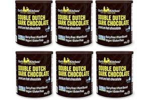 Castle Kitchen Double Decadent Dark Chocolate Premium Dark Hot Chocolate Mix (Pack of 6), 6 Count