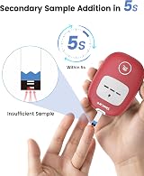 Sinocare Safe AQ Smart Blood Glucose Monitor Kit with Strips 50 & Lancing 50 view 5