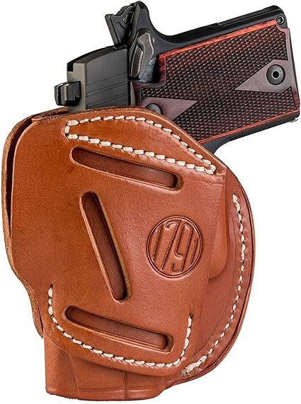 Amazon Com 1791 Gunleather 3 Way Sig P365 Holster Owb Ccw Holster Ambidextrous Right Or Left Handed Leather Gun Holster Fits Sig Sauer P365 Ruger Lcp 380 Sw Bodyguard Classic Brown Sports Outdoors