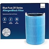 Blueair Blue Pure 311 AllergenBlock Filter - Genuine Replacement for 311 Auto Air Purifier, Allergies, Pollen, Dust, Pet Dander